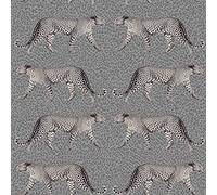 Glamorous Leopard Charcoal