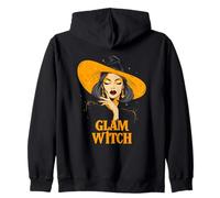 Glamorous Witch and Witchcore Mystic Zip Hoodie