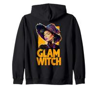 Glamorous Witch and Witchcore Mystic Zip Hoodie