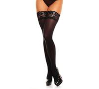 GLAMORY Women's Glamory Micro 60 60 DEN Matt Fine Hold-Up Stockings, Black (Schwarz), XXX-Large