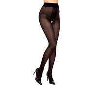GLAMORY Women's Ouvert Tights, 40, Black (Schwarz Schwarz), Large (Size: L-44-46)