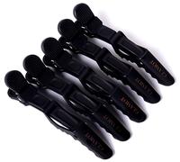 Glamot Crocodile Hair Clips crocodile hair clips 6 pcs, Black, 11,5 cm