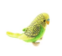 Glamour Girlz Baby Girl Boy Newborn Kids Childrens Child Animal Dog Blue Green Bird Budgie Budgerigars Parrot Parakeet Birthday Gift Idea SMALL Plush Cuddly Soft Stuffed Toy With Sound (Green)