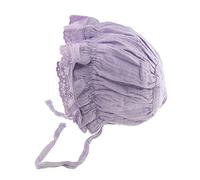 Glamour Girlz Cute Baby Girls Kids Babies Newborn Infants Childrens Broderie Anglais Pattern Poke Retro Cloche Cap Beanie Bucket Summer Beach Sunhat Sun Protection Hat Newborn to 6 Months (Dark Lilac)