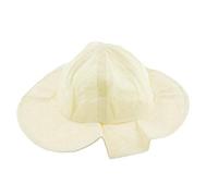 Glamour Girlz Cute Baby Girls Kids Infants Childrens Newborn Cotton Big Bow Flowers Pattern Poke Brim Retro Bonnet Boonie Beanie Bucket Summer Beach Sunhat Sun Hat 0 3 6 Months (Cream)