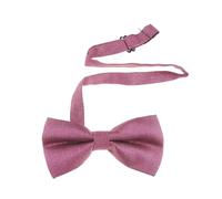 Glamour Girlz Mens Sparkly Pre Tied Formal Groom Groomsmen Wedding Best Party Prom Gala Prom Dinner Jacket DJ Dickie Tuxedo Butterfly Solid Plain Bow Tie Bowtie Dark Pink