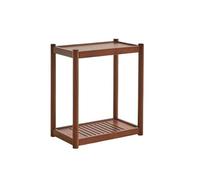 Glamour Haven Vase Stand & Holder for Indoor Plants, Bilayer Plant Stand Indoor Wood Bonsai Base, for Living Room Patio Home Decor , Compact Plant Stands for Home Decor