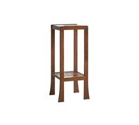 Glamour Haven Vase Stand & Holder for Indoor Plants, Low Leg Bonsai Rack, Home Decoration Wood Plant Stand Walnut Colour , Compact Plant Stands for Home Decor(L)