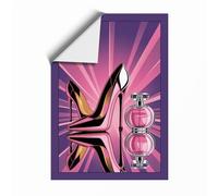 Glamour in Pink Vintage Unframed Wall Art Print A3 (42×29.7cm), Wall Decor for Living Room, Bedroom, Office & Home, Art Gift
