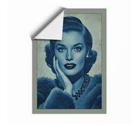 Glamour Portrait Vintage Unframed Wall Art Print A3 (42×29.7cm), Wall Decor for Living Room, Bedroom, Office & Home, Art Gift