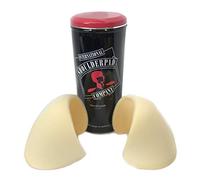Glamour Secrets Foam Shoulder Pads Size Large Beige/Nude or Black (Beige/Nude)
