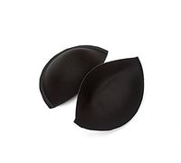 Glamour Secrets Sew in Bra Cups - Gel Filled 'Push Up' Bra Cups - Breast Enhancers (B/C, Black)