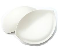 Glamour Secrets Sew in Bra Cups - Lightly Padded - A to E Cup Black (Ivory, B)