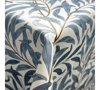 Glamour Secrets William Morris- Willow Bough Blue PVC Printed Pattern Tablecloth Material Fabric Metre