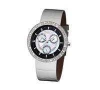Glamour Time GT800ST3-1wh Ladys Wrist White Leather Strap Watch