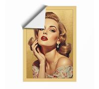 Glamour Vintage Unframed Wall Art Print A3 (42×29.7cm), Wall Decor for Living Room, Bedroom, Office & Home, Art Gift