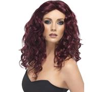 GLAMOUR WIG IN BURGUNDY