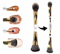 GLAMOUROR 4 in 1 makeup brush portable & Travel Friendly set make up brushes manage makeup brush powder brush makeup set blush brush & Luxurious Gold Design