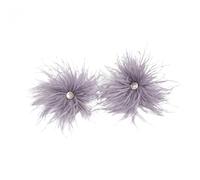 Glamourous Rhinestones Feathered Earrings Elegant Long Dangling Statement Pieces Ear Jewelry for Women Party Wear Crystal Feathered Dangle Earrings