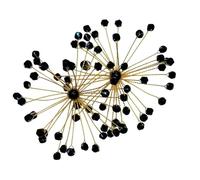 Glamourous Statement Bridal Earrings Featuring Exquisite 3D Pyrotechnics Design and Shining Crystals Sparkling Ear Studs Beautiful Oversized Crystal Dangle Earrings Sparkling Accessories