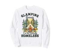 Glamping Because I’m Not Actually Homeless Retro Canvas Tent Sweatshirt
