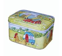 GLAMPING - CARAVAN/CAMPING - Emma Ball Colourful Small Rectangular Tin - 10.5cm