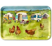 Glamping - Caravan/Camping Holiday - Large - Emma Ball Colourful Melamine Tray - 43 cm