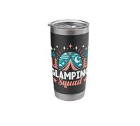 Glamping Squad Glamper Camper Camping Glamp Stainless Steel Insulated Tumbler