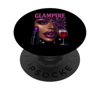 Glampire Diva Female Vampire Halloween Party Glam Queen PopSockets Adhesive PopGrip