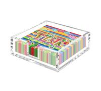 GlamRays Acrylic Napkin Holder Transparent Square Table Napkin Dispenser Cocktail Napkin Holder Guest Towel Storage for Kitchen Dining Table Bathroom Bar Party Wedding 19