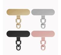 GlamRays Universal Mobile Phone Hanging Tabs & Metal Mobile Phone Patches - Glue-Free Universal Mobile Phone Strap Attachment Plates for Mobile Phone Straps