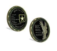 Glamtune United States Army Core Values Military Challenge Coin Soldier Creed Challenge Coin