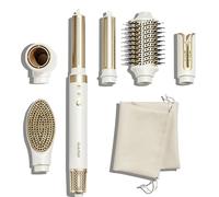 GLAMUP® 6 in 1 Hot Air Styler, Upgraded Long Barrel, Tight Grip, Powerful High Speed Dryer, Volumizer, Blow Dryer Brush, Curling Volumizing Hair Styler Gift Set with Travel Bag