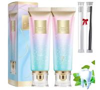 Glamvora Toothpaste,Niacinamide Whitening Toothpaste,Intense Triple Whitening Niacinamide Whitening Toothpaste,Stain Removal Toothpaste Natural,Fresh Breath (B-2Pcs)