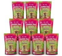 GLAMZ Kadak Tea- Cardamom Flavour Instant =Premix- Milk & Tea, Sugar-Free- Indian Style Authentic Premium Elaichi Karak Chai (500gx10= 5KG /350 Cups- Cardamom-Unsweetened)