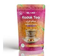 GLAMZ Kadak Tea - Desi Chai Flavoured 3-in-1 Instant Premix- Milk, Tea & Sugar- Indian Style Authentic Premium Chai (500g/25 Cups, 3 in 1 DesiChai)