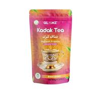 GLAMZ Kadak Tea- Unsweetened Desi Chai Flavoured Instant Premix- Milk & Tea, Sugar-Free- Indian Style Authentic Premium Desi Karak Chai (500g/35 Cups- DesiChai- Unsweetened)
