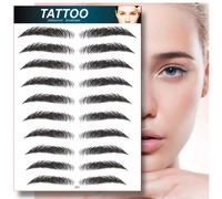 Glamza 4D Eyebrow Tattoos - 10 Pairs Per Sheet