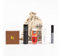 Glamza 5pc LUXURY BRANDS Lucky Dip Hessian Beauty Bag