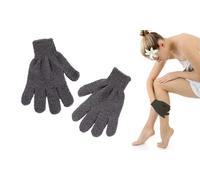 Glamza Bamboo Charcoal Exfoliating Gloves: Three Pairs