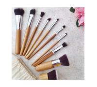 Glamza Bamboo Make Up Brush Set - 6pc or 10pc