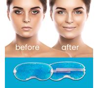 Gel Bead Heating Cooling Sleep Mask Reusable Hot Cold Ice Pack Puffy Dry Eyes