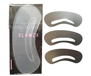 Glamza Multi Pack Eyebrow Stencil Kit 3 Stencil Eye Brow Liner Style Shaping Template