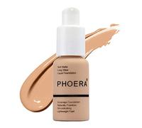 Glamza PHOERA Foundation Concealer Makeup Full Coverage Matte Brighten Long Lasting UK (104 BUFF BEIGE)