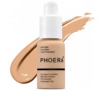 Glamza PHOERA Foundation Concealer Makeup Full Coverage Matte Brighten Long Lasting UK (104 BUFF BEIGE)