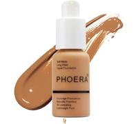 Glamza PHOERA Foundation Concealer Makeup Full Coverage Matte Brighten Long Lasting UK (106 WARM SUN)