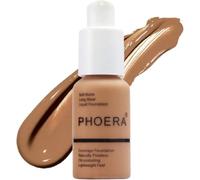 Glamza PHOERA Foundation Concealer Makeup Full Coverage Matte Brighten Long Lasting UK (107 HONEY)