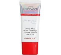 Glamza Phoera Foundation Full Coverage Makeup Set - 24hr Long Lasting Oil Control - Same Foundation Smarter Packaging (103 Warm Peach)