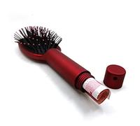 Glamza Secret Stash GENERISE Diversion Hairbrush with Hidden Storage Secret Compartment Safe for Diversion and Hiding Private Items at Home, Festivals, Car, Travel etc (Red) (GENERISE-469-AMZ)