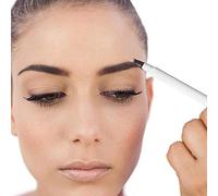 Glamza Tattoo Eyebrow Pen Waterproof Fork Tip Eyeliner Microblading Makeup Ink Sketch (DARK BROWN/CHESNUT)